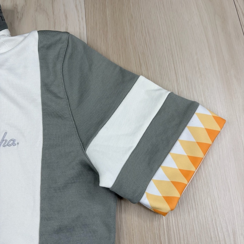 Rapha Womens White Gray Merino Wool Circle of Death Cycling Jersey Size M - Picture 5 of 15